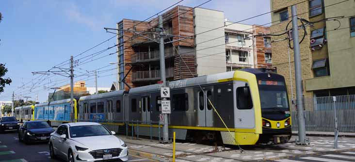 LA Metro E line light rail car 1015